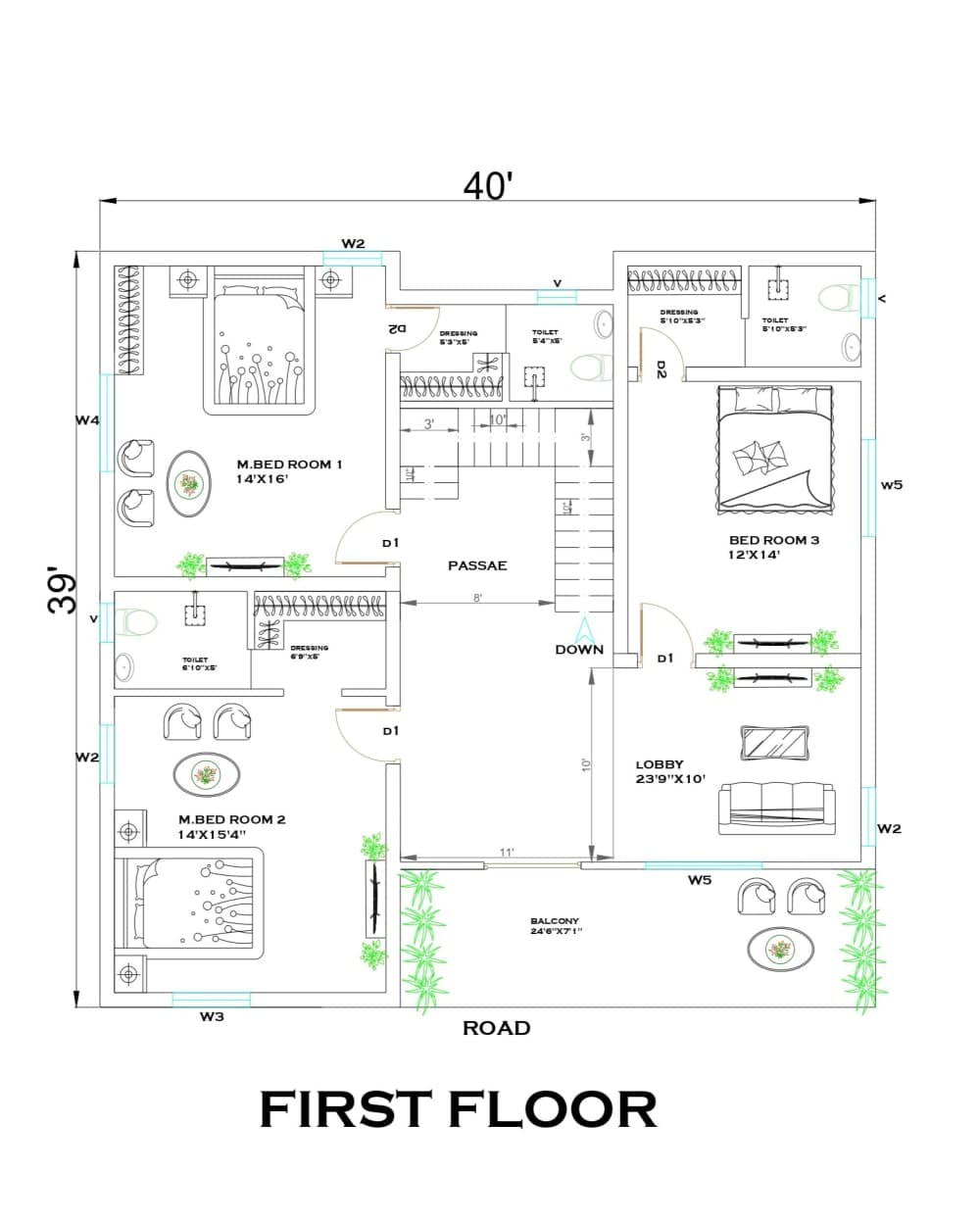 2D Floor Planning Project 1